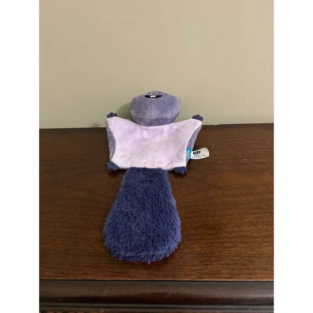 Tailwind the Flying Squirrel purple Barkbox Dog Toy